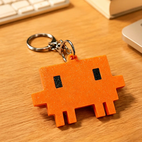 Claude Code Pixel Keychain